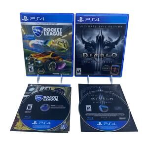 Rocket League Collector’s Edition & Diablo III Ultimate Evil PS4 CIB Tested